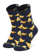 Skarpetki damskie - Happy Socks Skarpety "Banana" w kolorze granatowo-żółtym - miniaturka - grafika 1