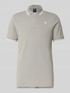 Koszulka polo o kroju slim fit z wyhaftowanym logo model ‘Dunda’ - Koszulki męskie - miniaturka - grafika 1