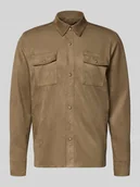 Kurtki męskie - Kurtka koszulowa z kołnierzykiem typu kent - miniaturka - grafika 1