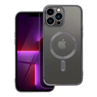 Etui i futerały do telefonów - Futera Electro Mag Cover kompatybilny z MagSafe do IPHONE 13 PRO MAX czarny - miniaturka - grafika 1