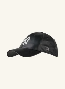 New Era Czapka Z Daszkiem Img Leather 9forty® schwarz - Czapki damskie - miniaturka - grafika 1