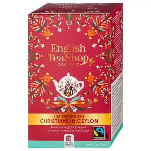 English tea shop English Tea Shop Herbata Czarna Christmas in Ceylon 20 szt 96E7-933D9 - Herbata - miniaturka - grafika 2