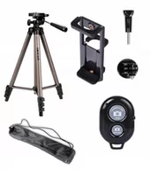 Statywy fotograficzne - Zestaw Statyw Camrock Do Nikon D3500+Uchwyt Telefon+Pilot - miniaturka - grafika 1