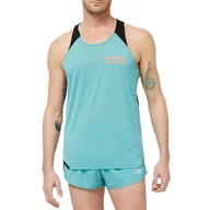 Koszulki sportowe męskie - Koszulka New Balance MT31240FAD - niebieska - miniaturka - grafika 1