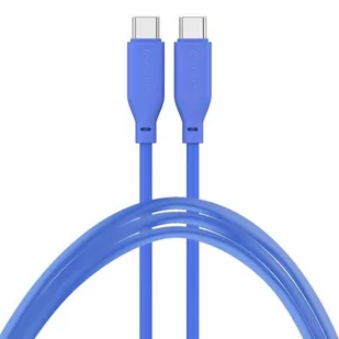 Kabel USB Typ C - USB Typ C 4SMARTS High Flex 60W 1.5 m Niebieski - Kable USB - miniaturka - grafika 1