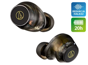 Audio-Technica ATH-CKS30TW+ (czarny-przezroczysty) - Słuchawki - miniaturka - grafika 1