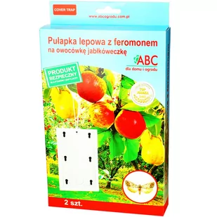 ABC Pułapka lepowa z feromonem na owocówkę jabłkóweczkę 2 szt. - Preparaty na chwasty i szkodniki - miniaturka - grafika 1