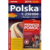 Atlasy i mapy - Polska. Atlas samochodowy 1:250 000 + Pierwsza pomoc - miniaturka - grafika 1