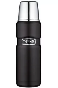 Thermos stal nierdzewna King 470 ML butelka, matowy czarny, 0,47 l 190755 - Termosy - miniaturka - grafika 1