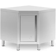 Meble gastronomiczne - Szafa narożna gastronomiczna STAL 90 x 90 cm - miniaturka - grafika 1