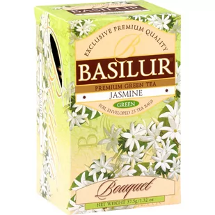 BASILUR Herbata Bouquet Jasmine w saszetkach 20x1,5g - Kawa w kapsułkach i saszetkach - miniaturka - grafika 1