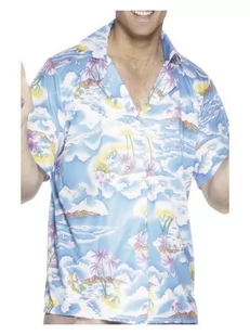SMIFFYS koszula męska koszula Hawaii,, niebieski, rozmiar: L, 25259, l, niebieski 25259L - Stroje karnawałowe - miniaturka - grafika 1