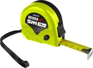 Inne urządzenia pomiarowe - Dedra Miarka 5mx19mm 2 x STOP PRZYWIESZKA - miniaturka - grafika 1