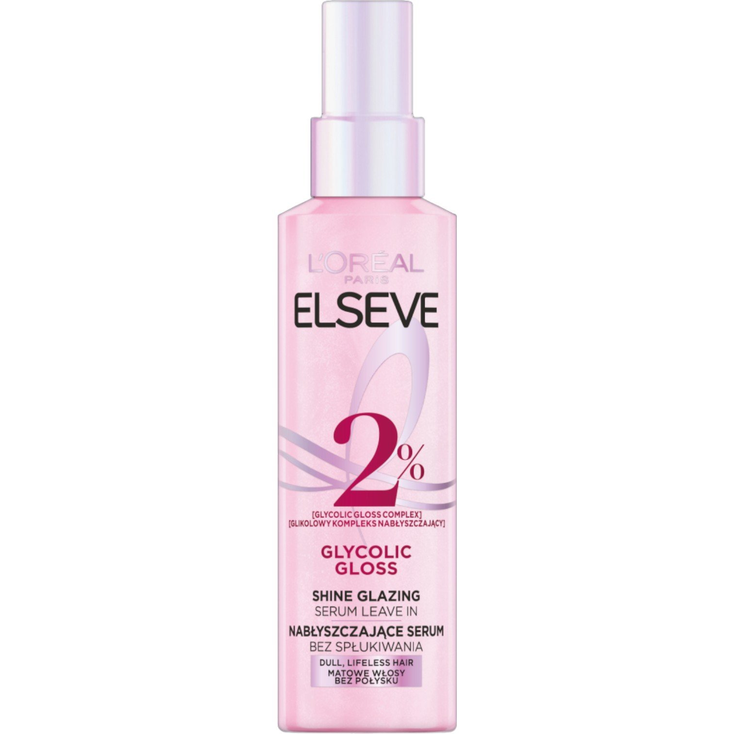Elseve Glycolic Gloss Core, Mgiełka nabłyszczająca do włosów