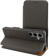 Etui i futerały do telefonów - Kabura FOLIO Side Magnet do SAMSUNG S24 FE brązowy - miniaturka - grafika 1