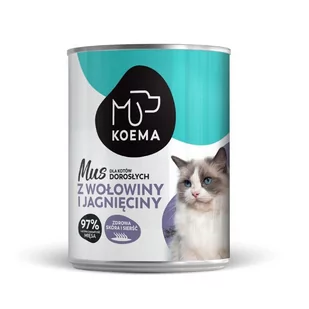 Koema Mus wołowina z jagnięcin - Odblaski i adresówki - miniaturka - grafika 1