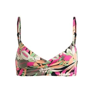 Stroje kąpielowe - Stanik bikini z miseczkami dla Kobiety PRINTED BEACH CLASSICS Czarny - miniaturka - grafika 1