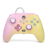 Kontrolery gier na PC - Kontroler POWERA Enhanced Różowo-żólty - miniaturka - grafika 1
