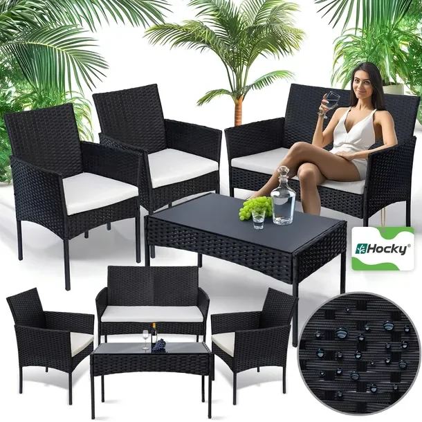 Zestaw Mebli Ogrodowych Technorattan Meble Ogrodowe Sofa Fotele Stolik Kawę