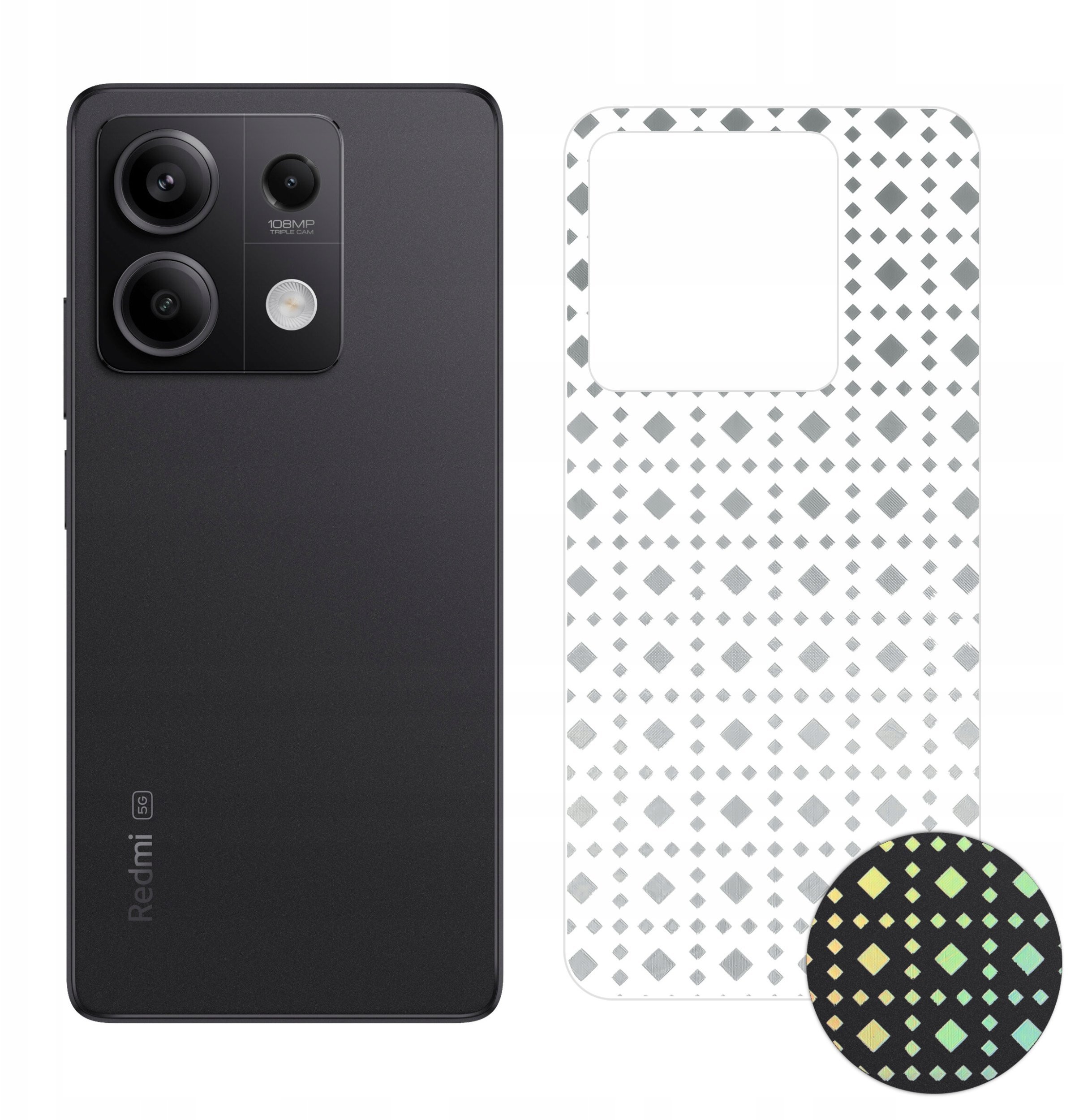 FOLIA HYDROŻELOWA OCHRONNA NA TYŁ TELEFONU WZÓR do Xiaomi Redmi Note 13 5G