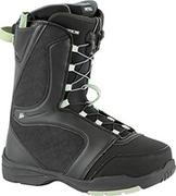 Buty snowboardowe - Nitro Damskie buty snowboardowe FLORA TLS BOOT´21, Black-Mint, 285 - miniaturka - grafika 1