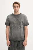 Koszulki męskie - Diesel t-shirt T-NORM-T9 męski kolor szary wzorzysty A19373.0DLBW - miniaturka - grafika 1