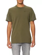 Koszulki męskie - G-STAR RAW Koszulka męska Astro Back Tape, Zielony (Dk Bronze Green D20198-336-6059), XS - miniaturka - grafika 1