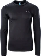 Bluzy sportowe męskie - Elbrus BIELIZNA BLUZA NADIM POLARTEC BLACK L - miniaturka - grafika 1