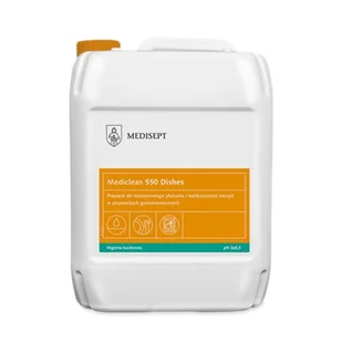 Koncentrat do płukania i nabłyszczania naczyń w zmywarkach 5,0l MEDICLEAN DISHES 550 /SSE-GOT-MC550-5L/ - Środki do zmywarek - miniaturka - grafika 1