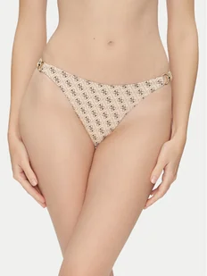 Guess Dół od bikini E5GO28 KCRL2 Beżowy - Stroje kąpielowe - miniaturka - grafika 1