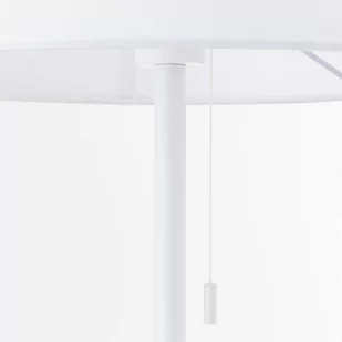 Tekstylna lampa stojąca Ludwig, biała - Lampy stojące - miniaturka - grafika 4