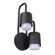Lampy ogrodowe - Italux Kinkiet Sorano C49-2/BK-9 - miniaturka - grafika 1