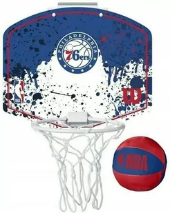 WILSON Philadelphia 76ers Mini Tablica do koszykówki - Koszykówka - miniaturka - grafika 1