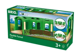 Brio Elastyczny tunel 33709 - Kolejki i akcesoria - miniaturka - grafika 2