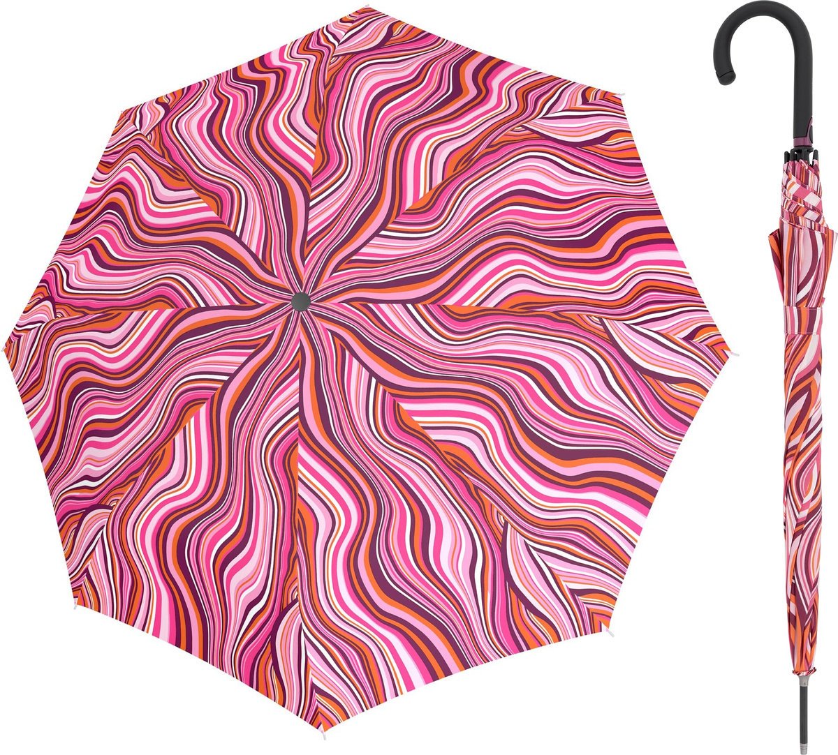 Parasol długi Doppler Fiber Flex Automatic Fresh Berries