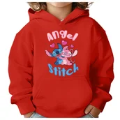 Bluzy dla dziewczynek - BLUZA DZIECIĘCA STITCH ANGEL ANDZIA 122-128 CHŁOPIĘCA DZIEWCZĘCA PREZENT - miniaturka - grafika 1