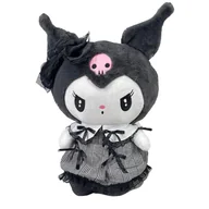 Maskotki i pluszaki - Maskotka Pluszowa Kuromi Szara Kokardka XXL 90x55x32 cm - miniaturka - grafika 1