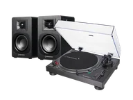 Zestawy stereo - Audio-Technica AT-LP120X-USB (czarny) + AT-SP3X (czarny) - miniaturka - grafika 1
