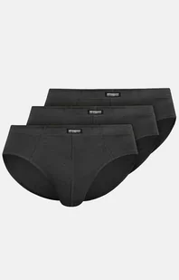 3-pack Bawełniane slipy męskie szare Classic 1446-K124, Kolor szary, Rozmiar L, Henderson - Intymna - Majtki męskie - miniaturka - grafika 1