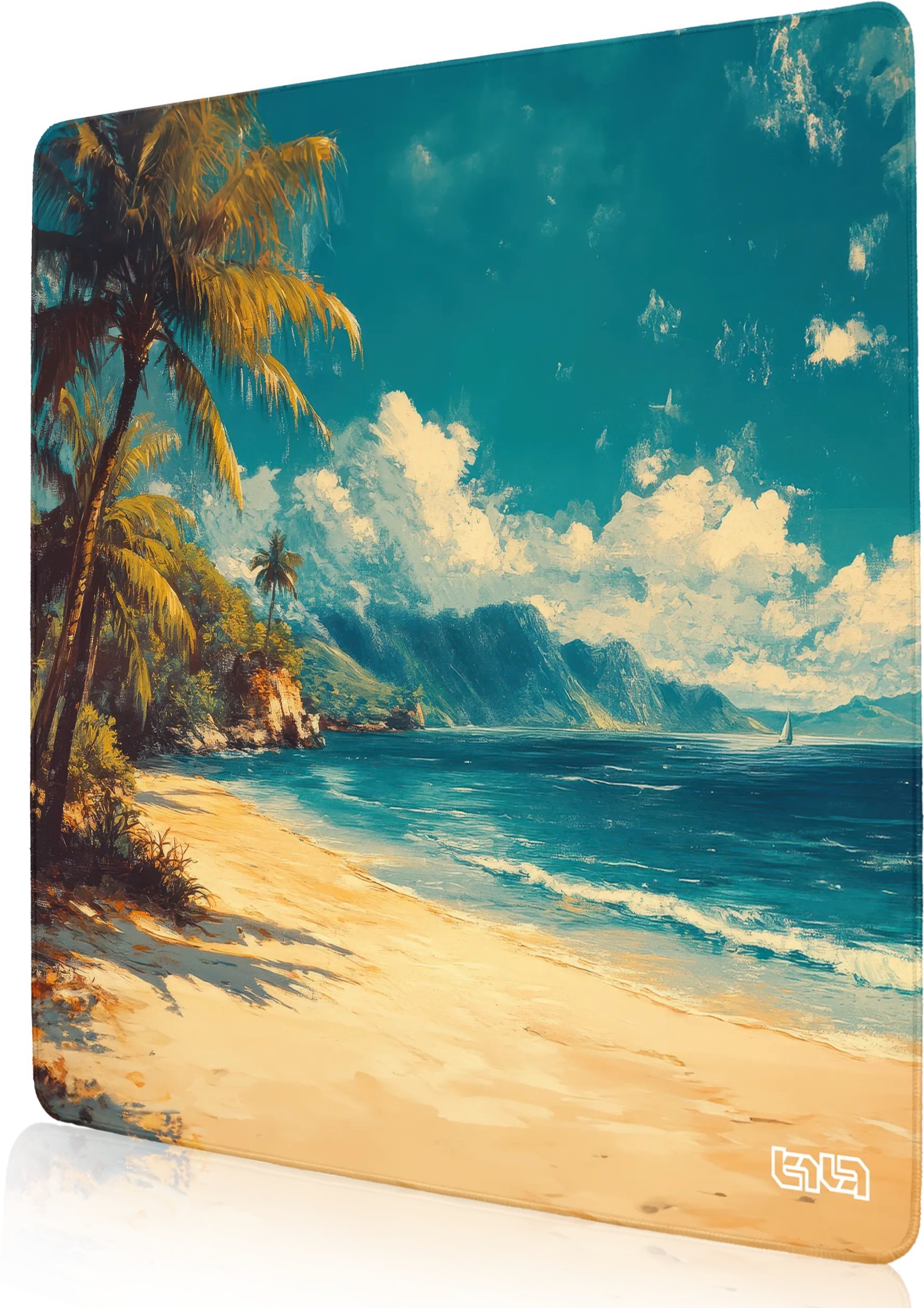 PODKŁADKA POD MYSZ GAMINGOWA Karaibski Obraz 30x30 TILT Antypoślizgowa XXL