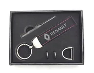 Akcesoria motoryzacyjne - RENAULT BRELOK samochodowy RENAULT BRELOCZEK do kluczy + pudełko na prezent - miniaturka - grafika 1