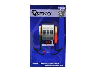 GEKO Tester LCD do sprawdzania akumulatorów 12V 10) - Pozostałe wyposażenie warsztatu - miniaturka - grafika 4