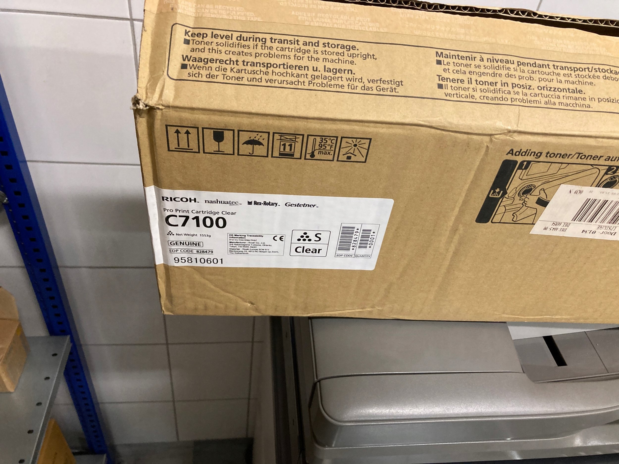 Ricoh PRO C7100 CLEAR TONER