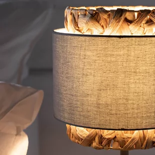 Lampa stołowa Waterlilly szara/beżowa - Lampy stojące - miniaturka - grafika 2
