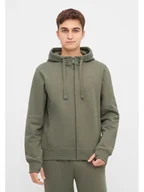 Bluzy męskie - Bench Bluza "Braxton" w kolorze khaki - miniaturka - grafika 1