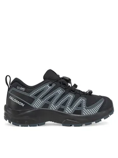 Salomon Trekkingi Xa Pro V8 Waterproof L47729300 Czarny - Buty trekkingowe dziecięce - miniaturka - grafika 1