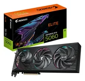 Karty graficzne - GIGABYTE AORUS GeForce RTX 5060 ELITE 8G NVIDIA 8 GB GDDR7 GV-N5060AORUS E-8GD - miniaturka - grafika 1