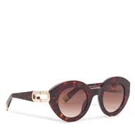 Okulary przeciwsłoneczne - Okulary przeciwsłoneczne Furla WD00157 A.0116 Brązowy - miniaturka - grafika 1