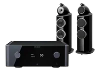 Zestawy stereo - Rotel Michi X5 S2 (czarny) + 802 D4 (czarny) - miniaturka - grafika 1