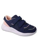 Kapcie damskie - Dziewczęce kapcie granatowe Befado r.33 - miniaturka - grafika 1